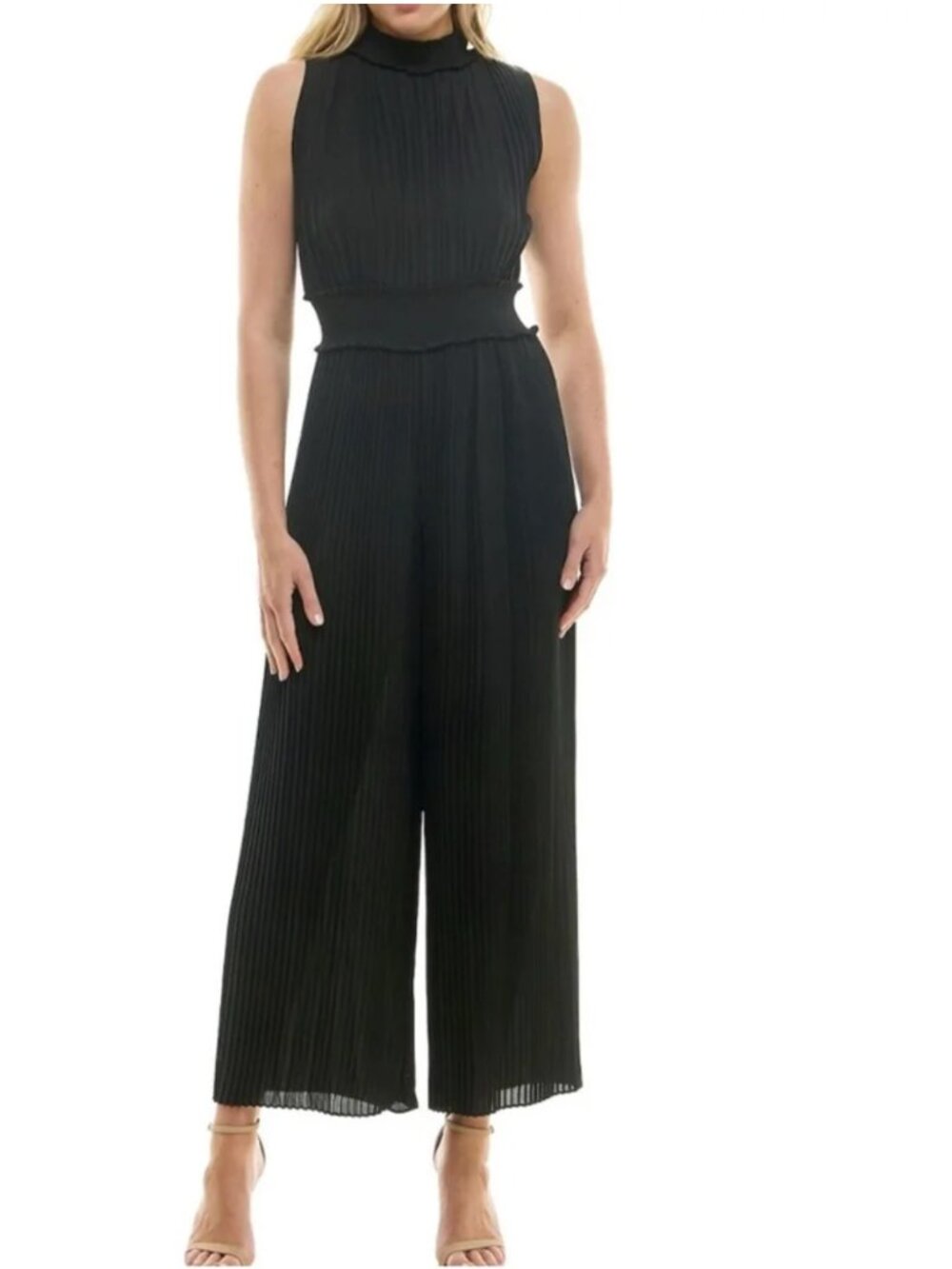 Nanette Lepore Black Pleated Jumpsuit - NWT
